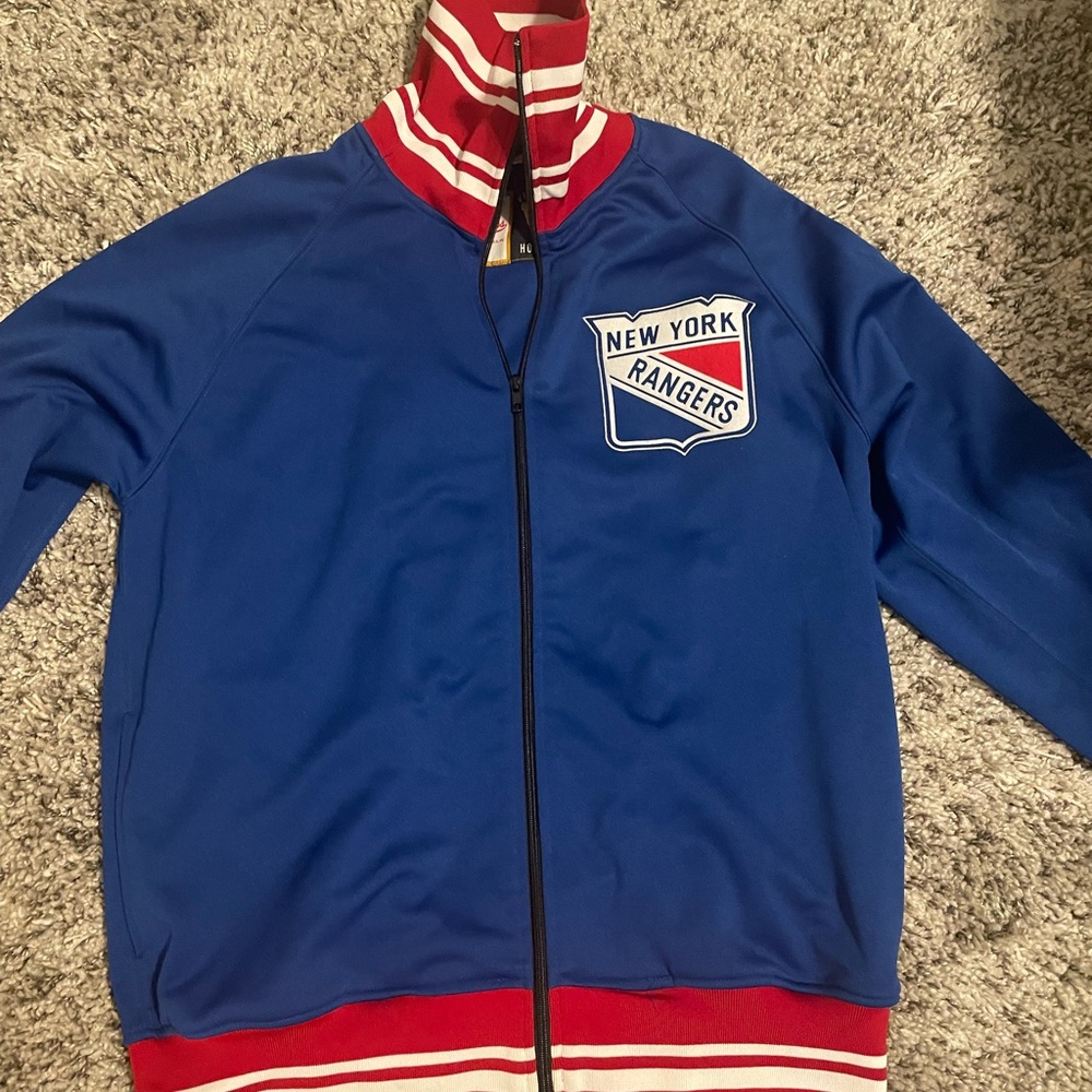 New York Rangers Mitchell & Ness Jacket Size XL